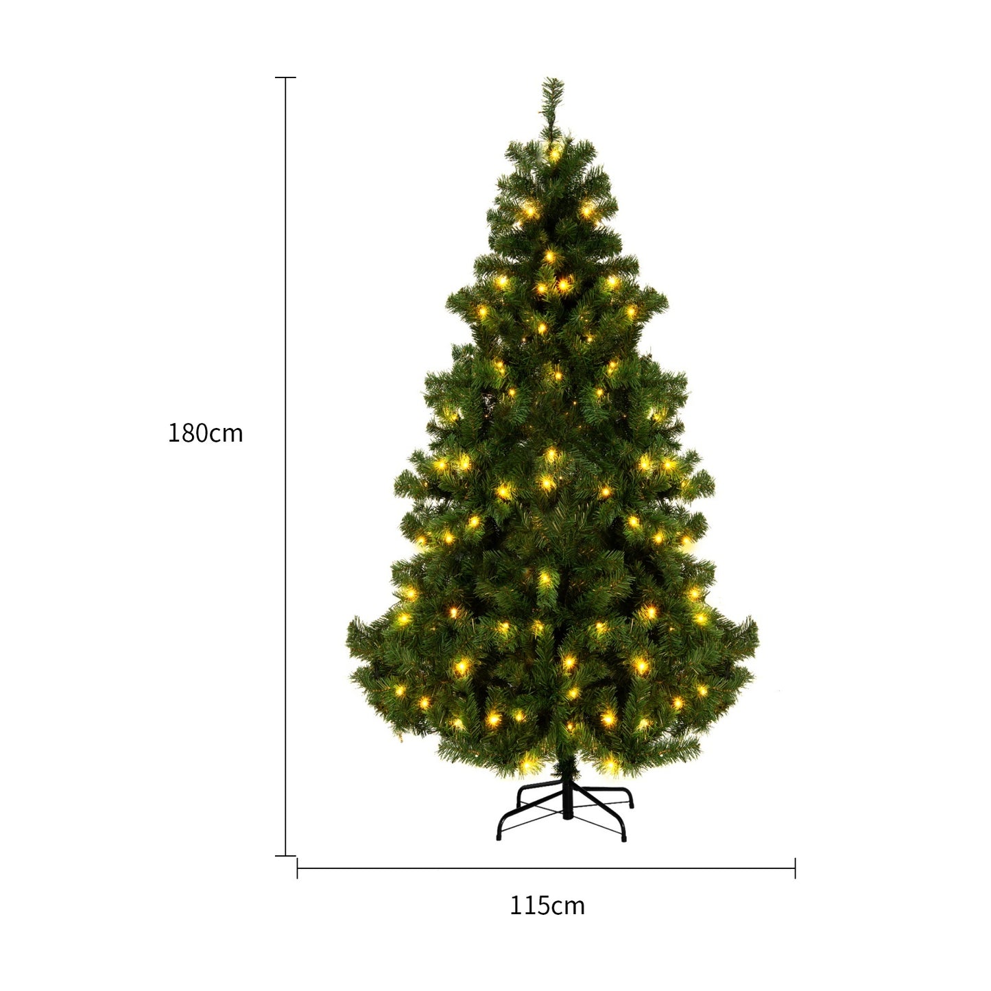 Luxury Snowy Pine Christmas Tree – Realistic Artificial Holiday Tree (2 Sizes)
