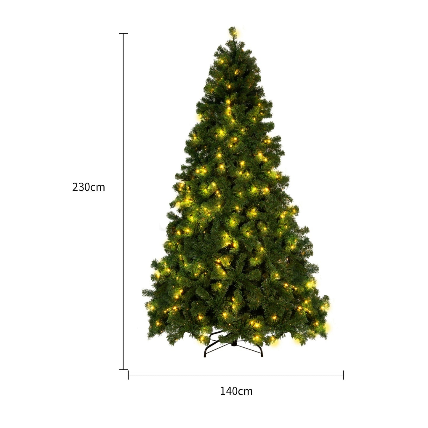 Luxury Snowy Pine Christmas Tree – Realistic Artificial Holiday Tree (2 Sizes)